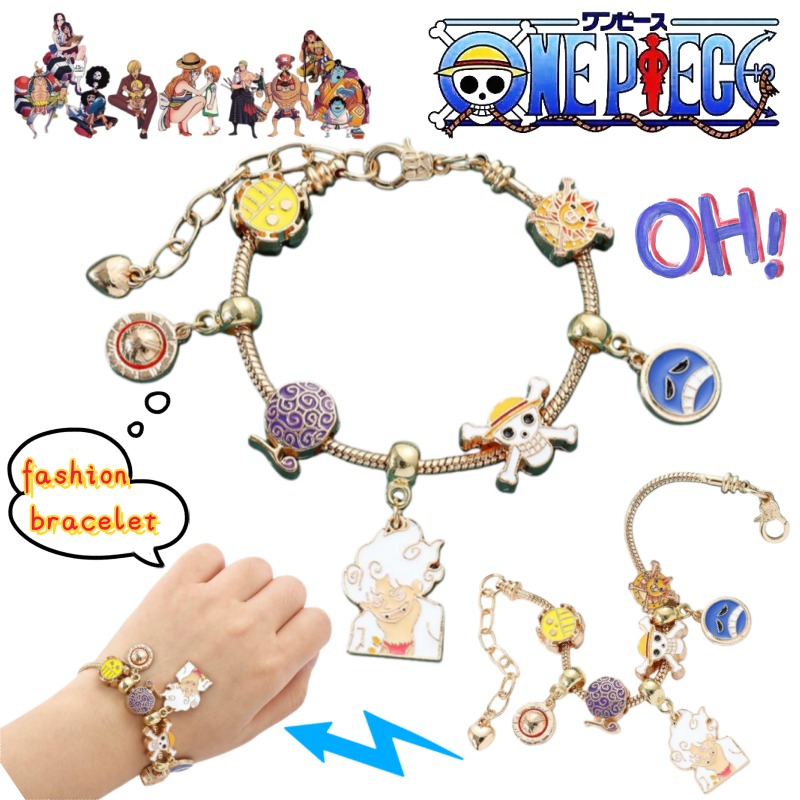 Anime Cosplay Couple - Bracelet créatif personnalisé One Piece Monkey·D·Luffy