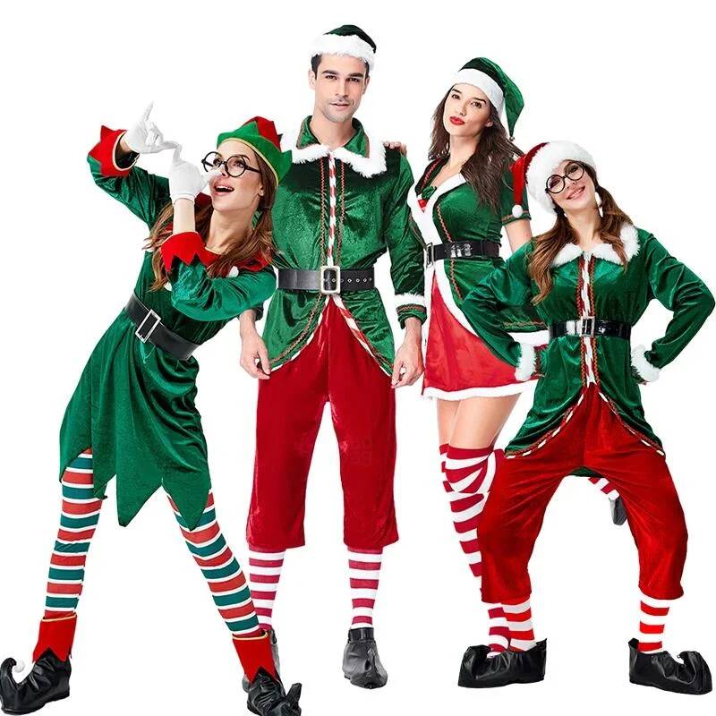 Anime Cosplay Couple - Costume de cosplay Père Noël, déguisement
