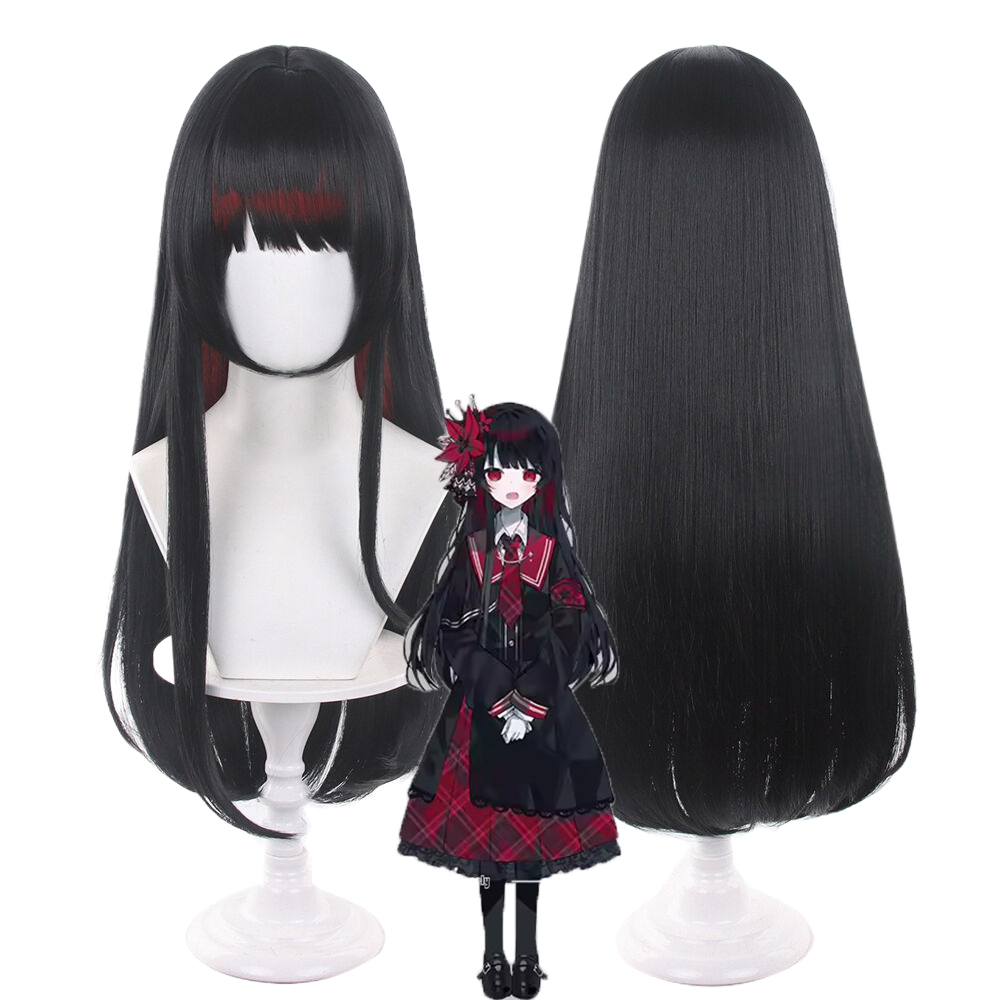 Anime Cosplay Girl With Black Hair - Perruque de cosplay Nikaido Hiro, 27,55