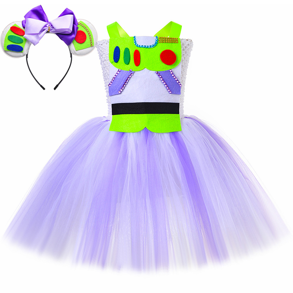 Anime Cosplay Toddler - Filles Buzz Lightyear Costume enfant en