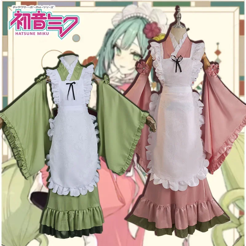 Anime Cosplay Miku - Tenue de personnage de jeu pour