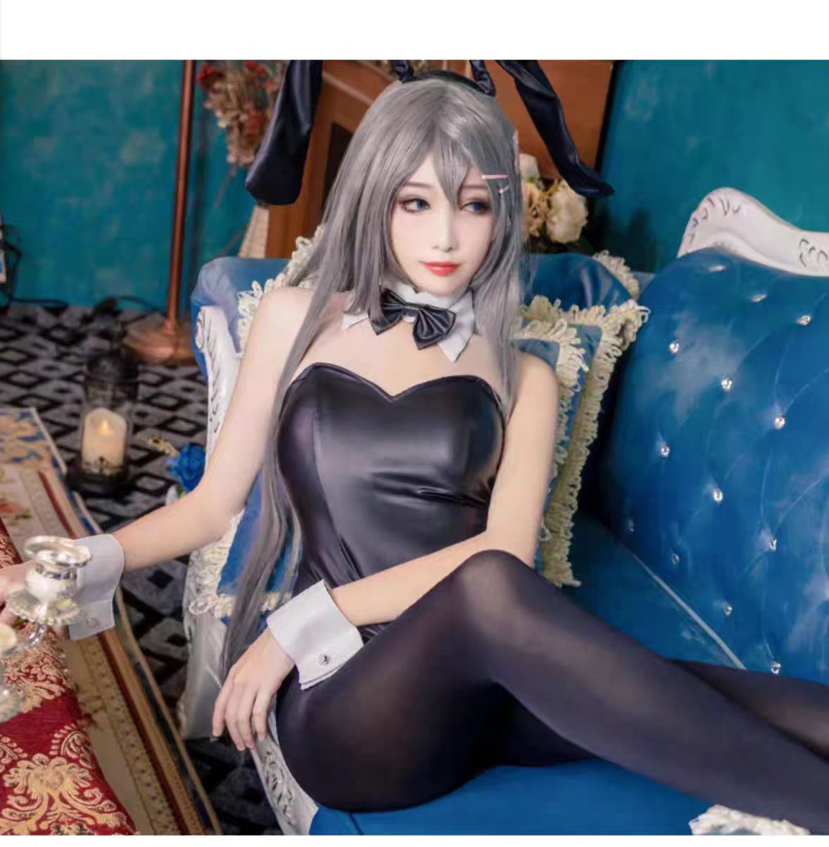 Anime Cosplay Jumpsuit - Costume de Cosplay lapin fille Sakurajima