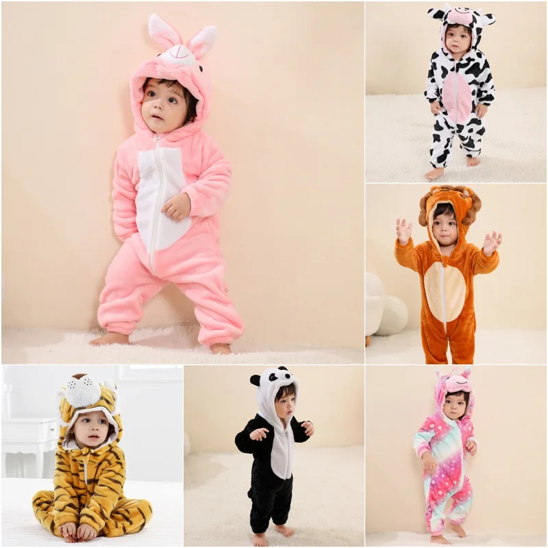 Anime Cosplay Toddler - Bébé Kigurumi lapin licorne vache dessin