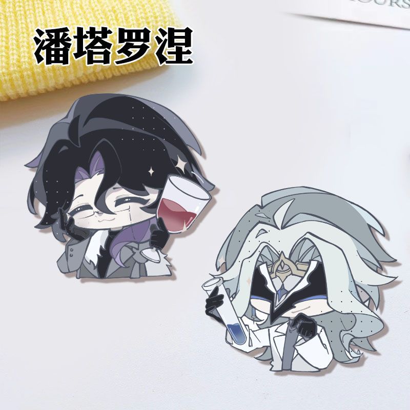 Anime Cosplay Female Characters - Broche en acrylique Genshin Impact Dottore