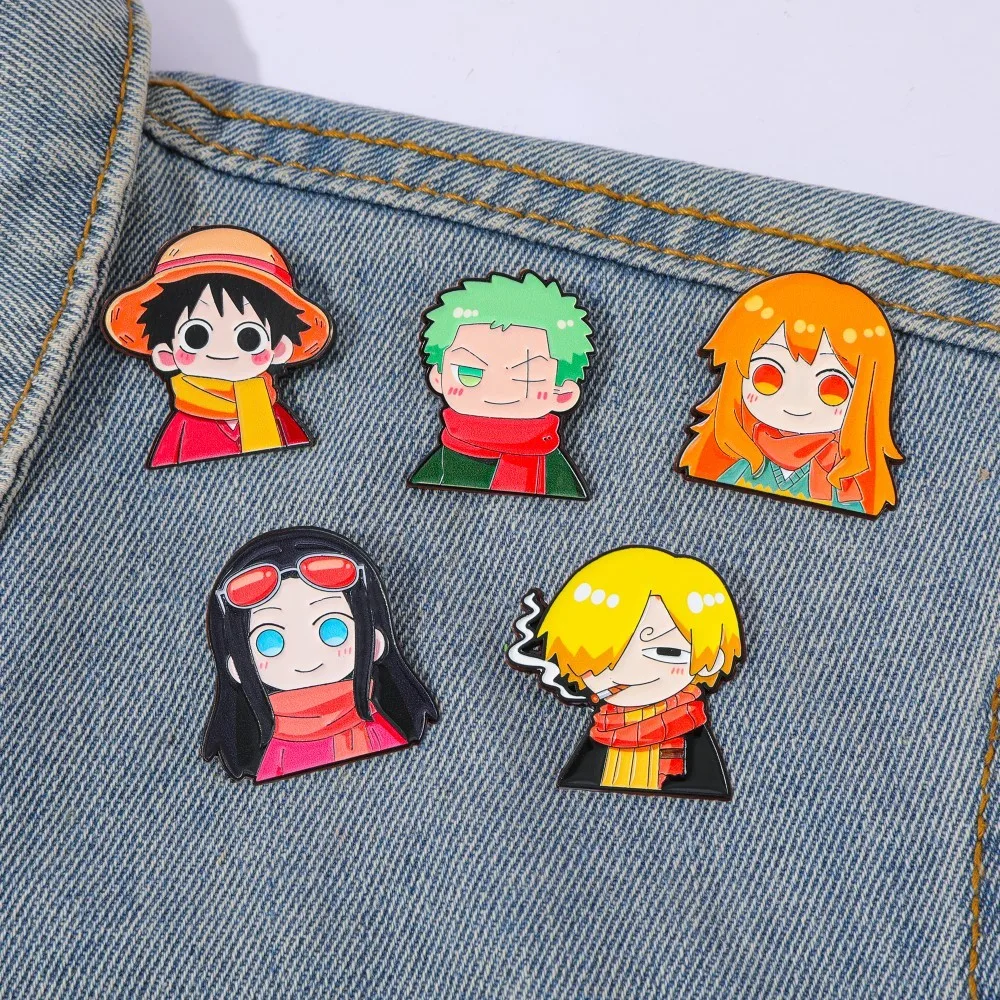 Cosplay Anime Zoro - Lot de 5 Broches Mignonnes Anime