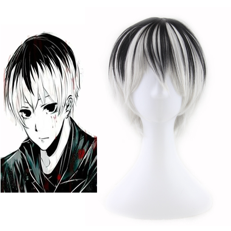 Anime Cosplay Tokyo Ghoul - Tokyo Ghoul Haise Sasaki Cosplay perruques