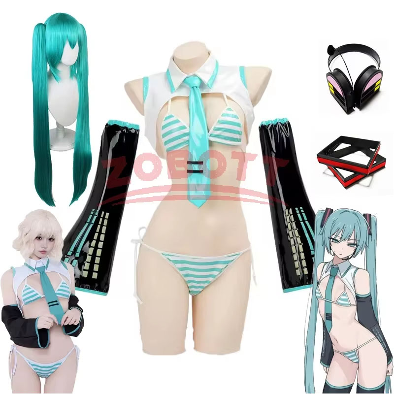Anime Cosplay Miku - Costume de cosplay Anime Miku, tenue