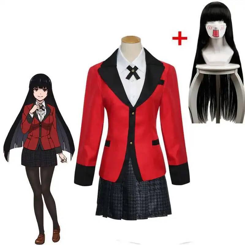 Anime Cosplay Kakegurui - Costume de Cosplay Anime Kakegurui Yumeko