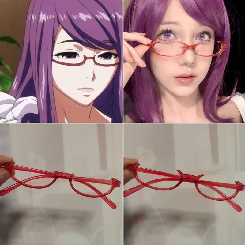 Anime Cosplay Tokyo Ghoul - Lunettes de cosplay Kamishiro Rize, personnage