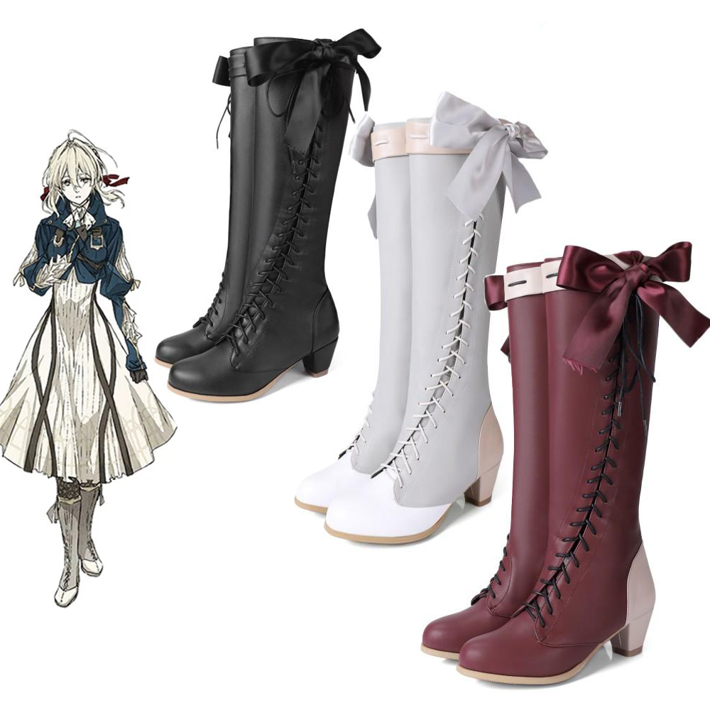 Violet Evergarden Dress - Chaussures de cosplay Violet Evergarden, bottes