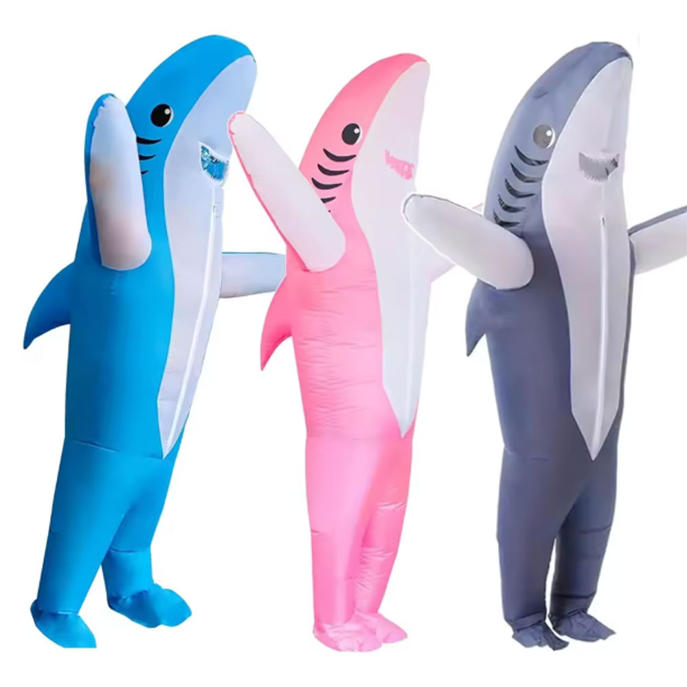 Anime Cosplay Simple - Costume gonflable de requin pour Halloween,