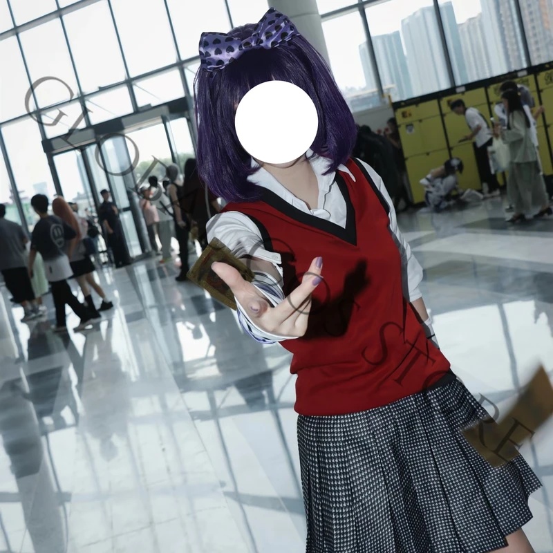 Anime Cosplay Kakegurui - Costume de cosplay Midari Ikishima pour