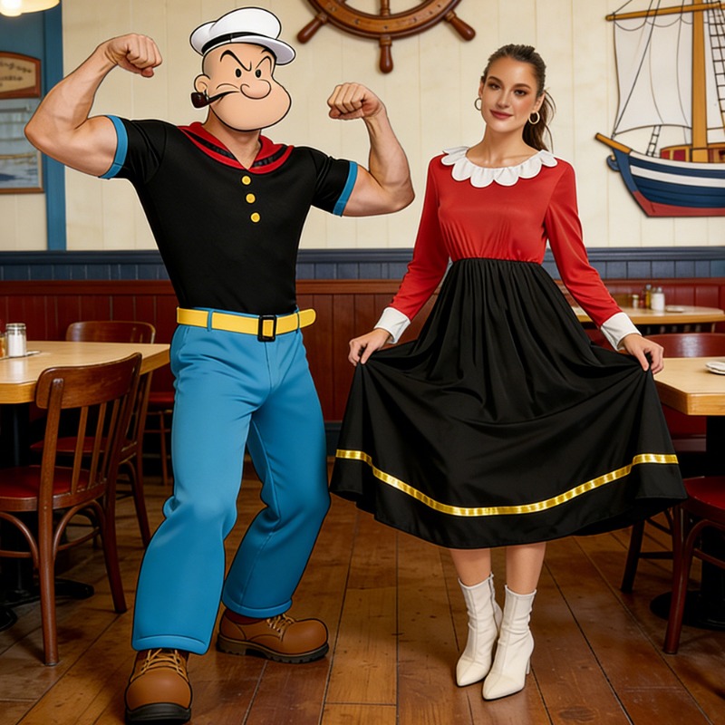 Anime Cosplay Couple - Nouvelles tenues de cosplay de carnaval