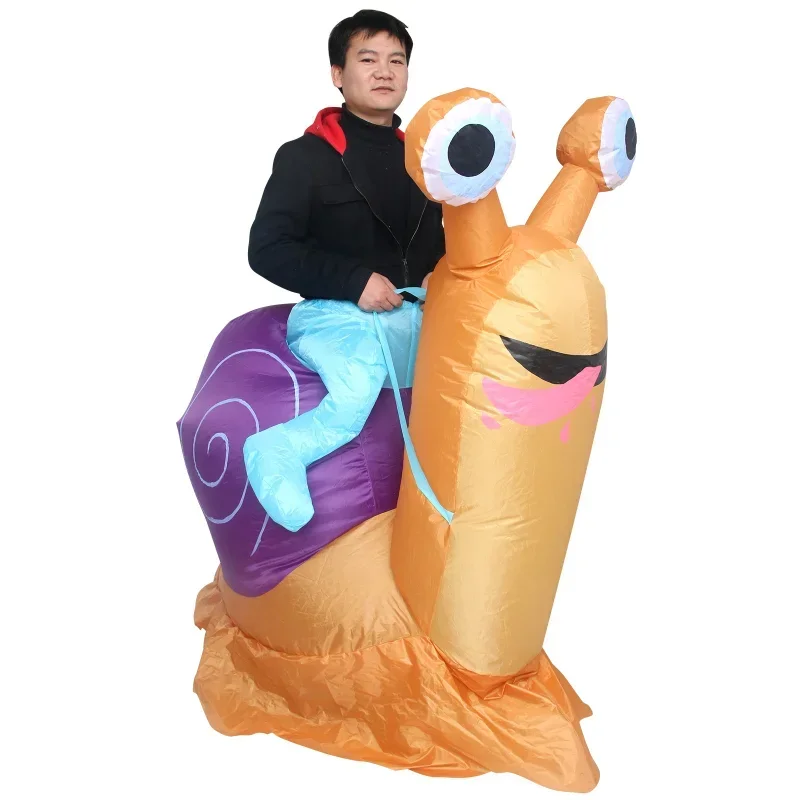Anime Cosplay Simple - Costume gonflable d'équitation sur escargot, Costume