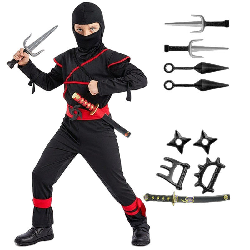 Anime Cosplay Kid - Costume de samouraï japonais pour enfants,