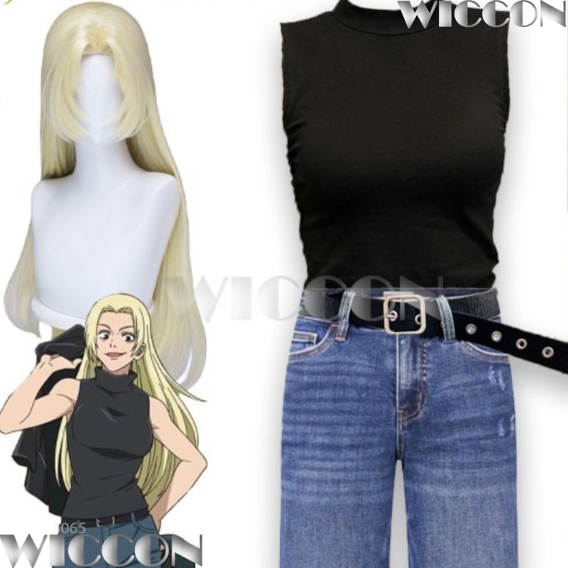 Cosplay Anime Yuki - Perruque de cosplay Juutsu Kaisen Saison