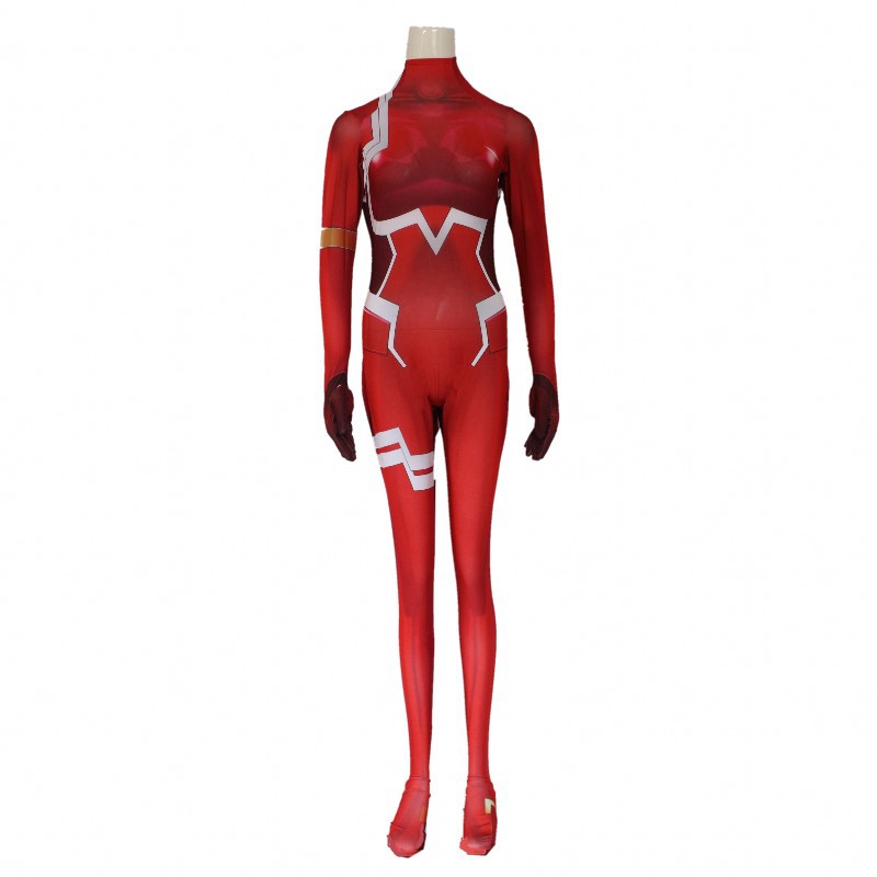 Combinaison COSPLAY rose Darli - Anime Cosplay Zero Two avis et prix
