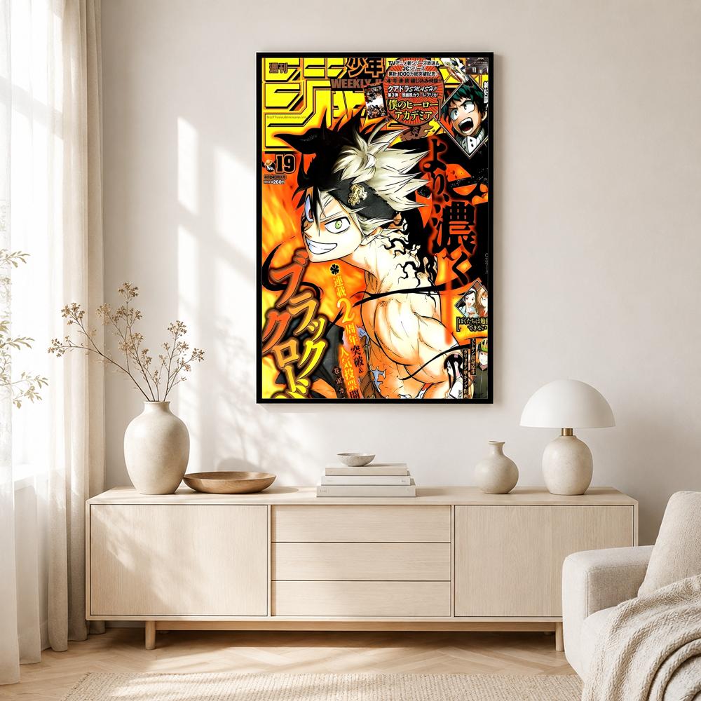 Affiche autocollante en papier - Black Clover Grimoire avis et prix