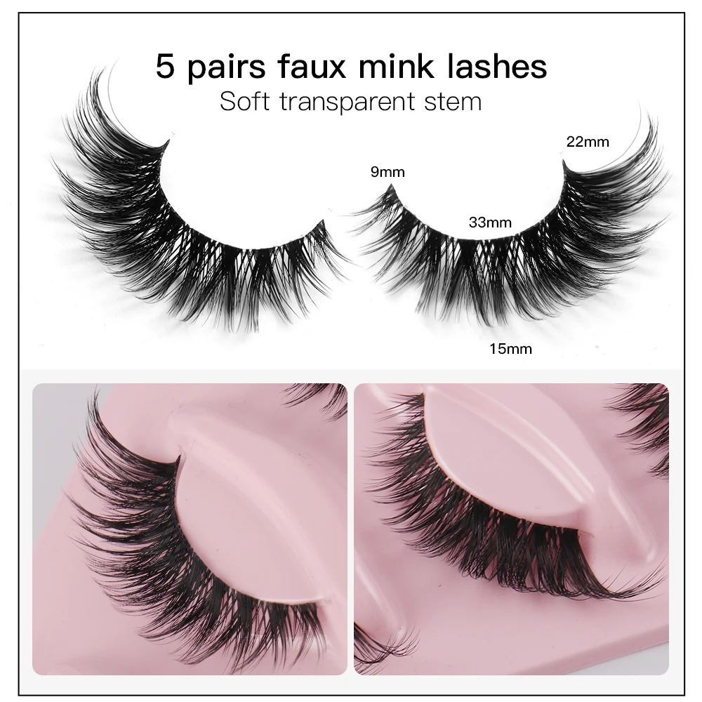 Cils artificiels 3D naturels e - Anime Cosplay Lashes avis et prix
