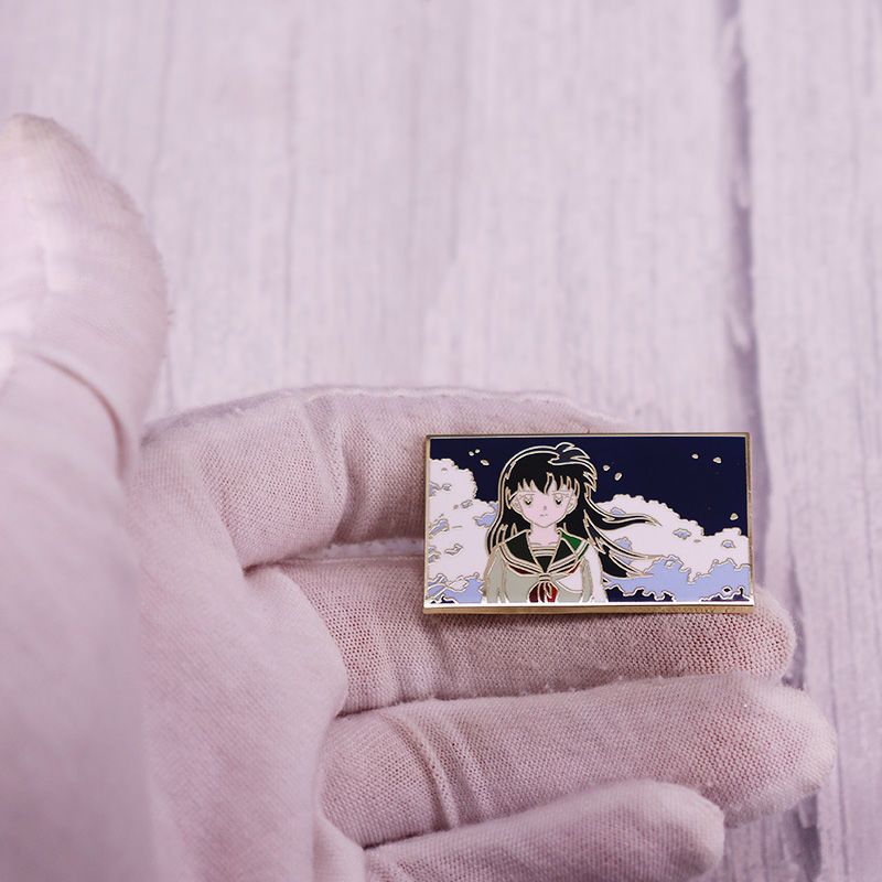 Broche émaillée Inuyasha Kagom - Anime Cosplay Couple avis et prix