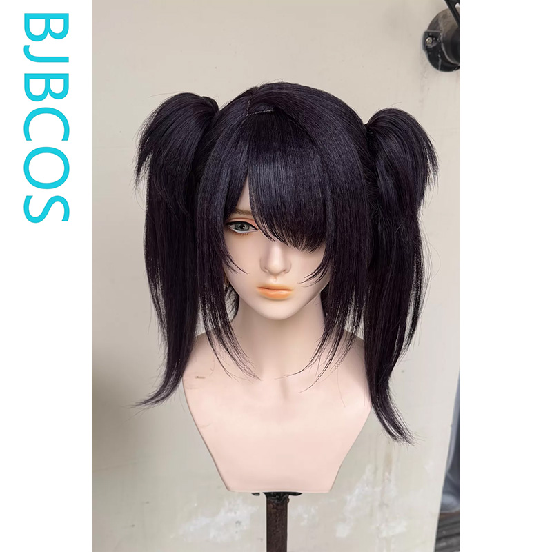 Perruque stylisée ‌ Perruque d - Anime Cosplay Girl With Black Hair avis et prix