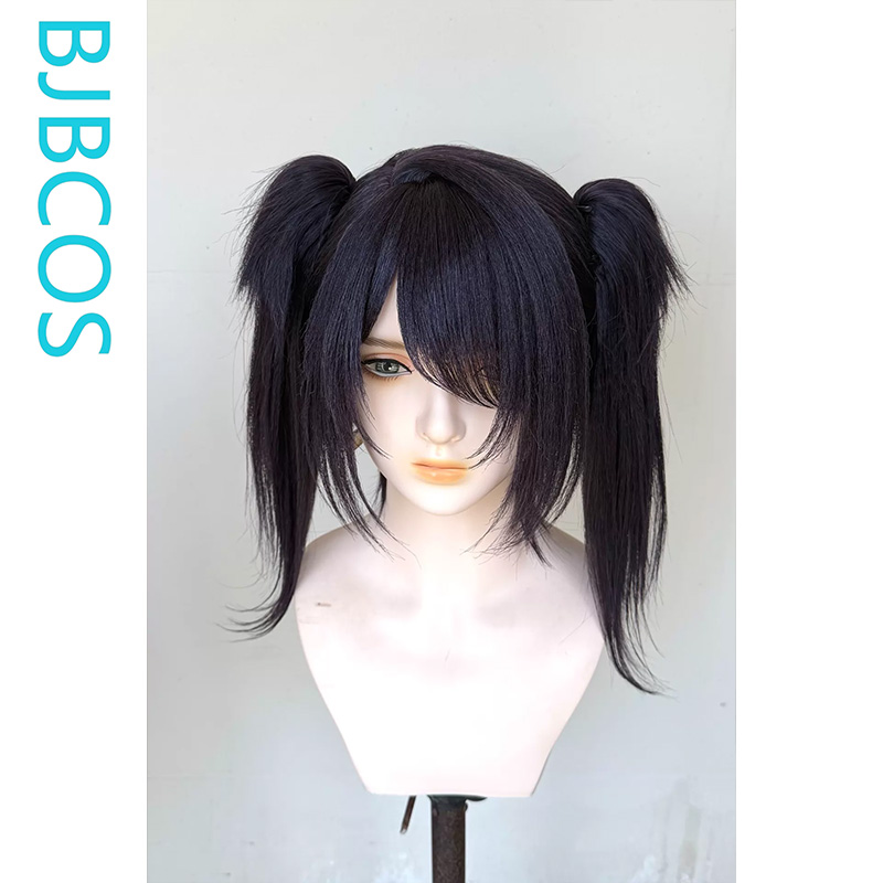 Perruque stylisée ‌ Perruque d - Anime Cosplay Girl With Black Hair avis et prix