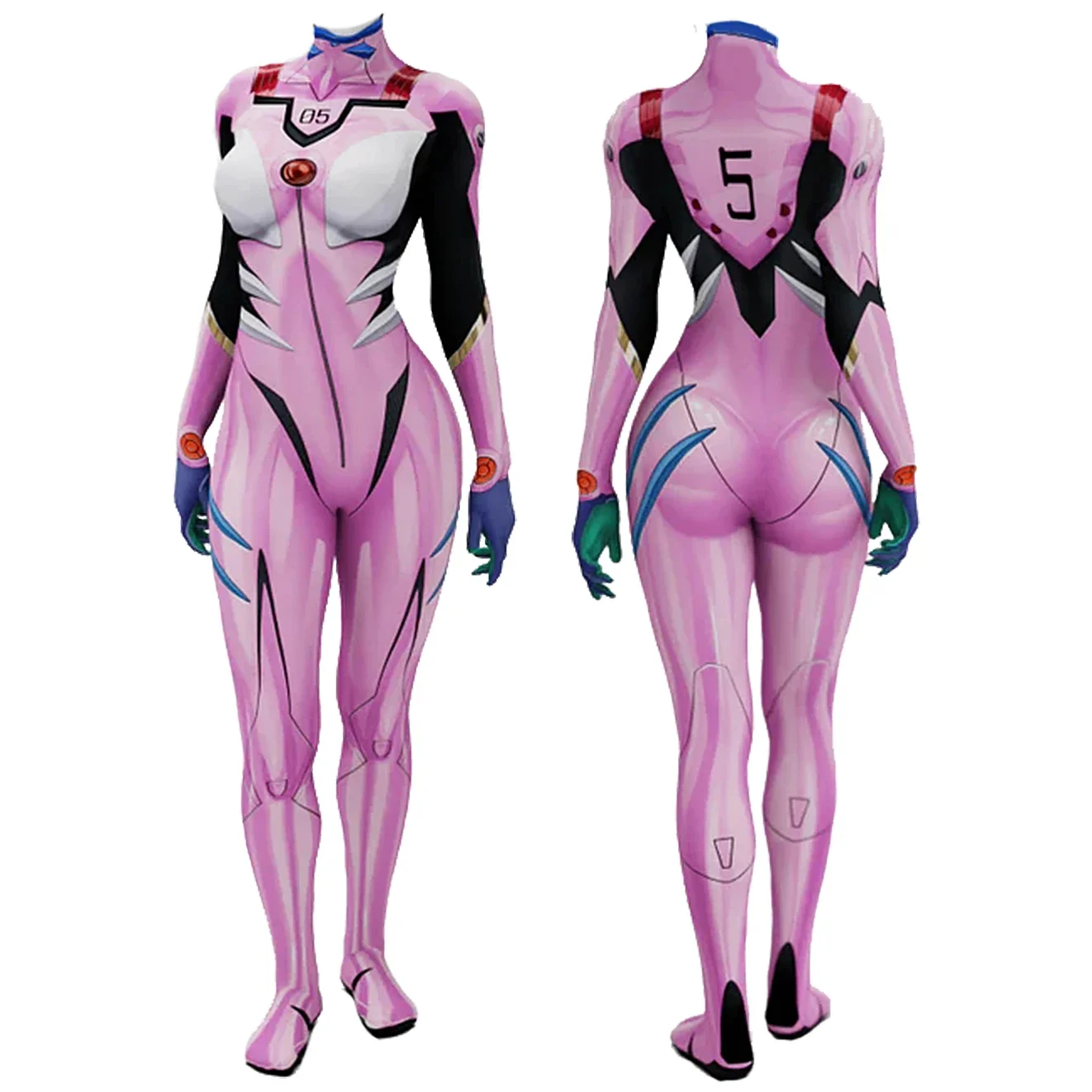 Anime EVA 05 Makinami Cosplay  - Anime Cosplay Jumpsuit avis et prix