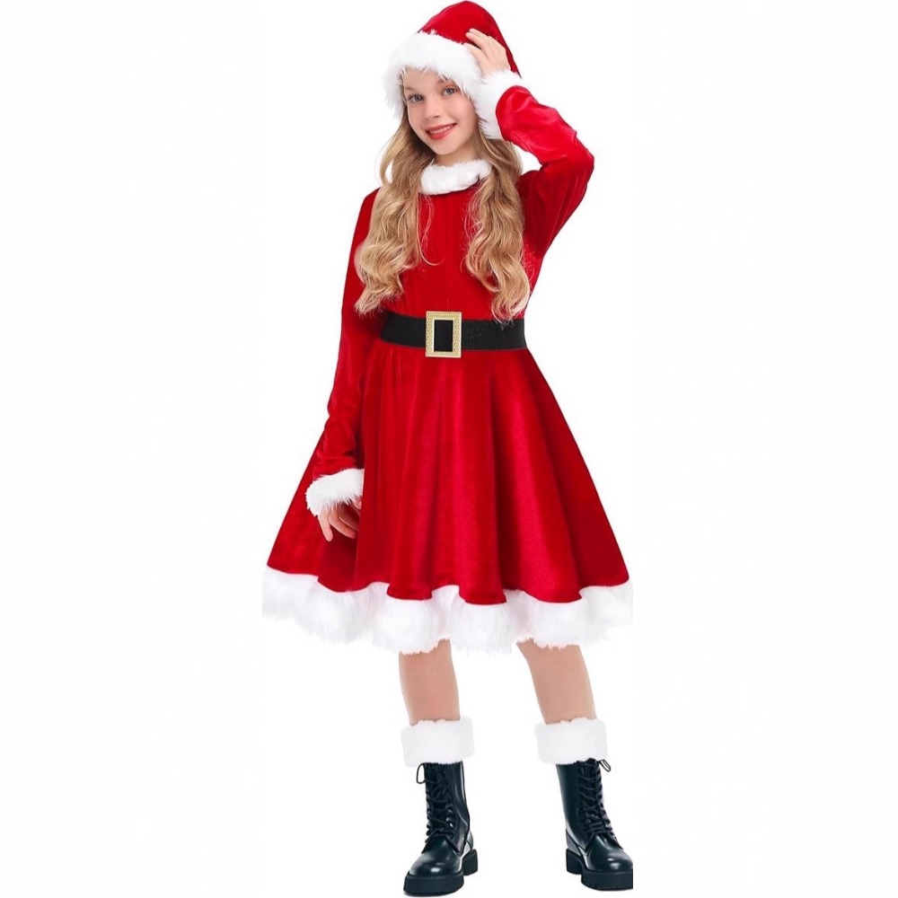 Robe de noël rouge, nouveau sp - Anime Cosplay Simple avis et prix