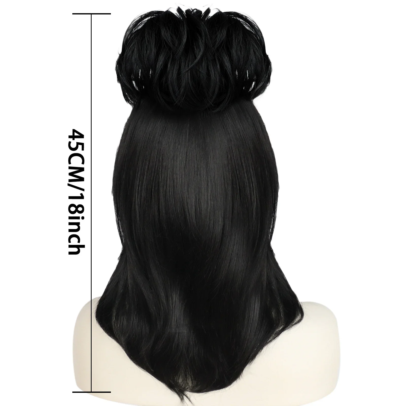 Lydia Dequery-Perruque Cosplay - Anime Cosplay Girl With Black Hair avis et prix