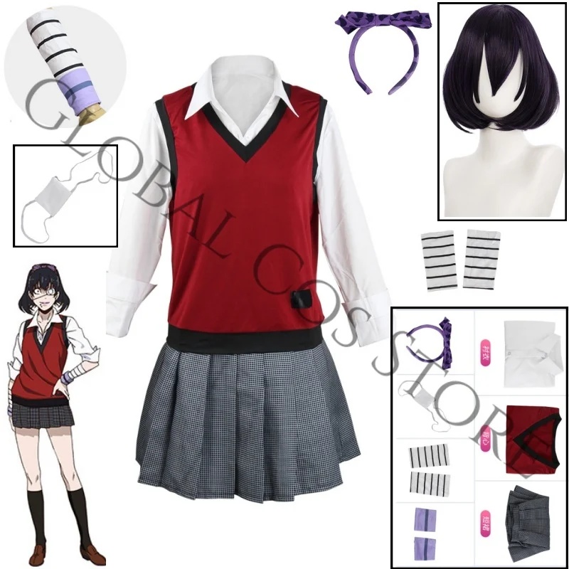 Costume de cosplay Midari Ikis - Anime Cosplay Kakegurui avis et prix