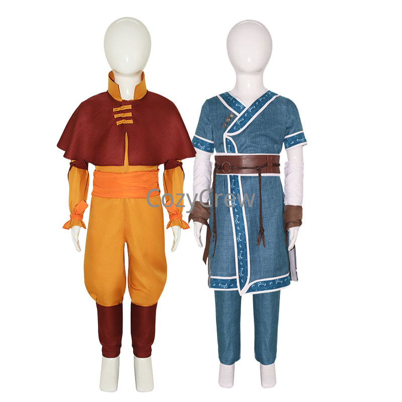 Costume de cosplay Aang Katara - Anime Cosplay Netflix avis et prix