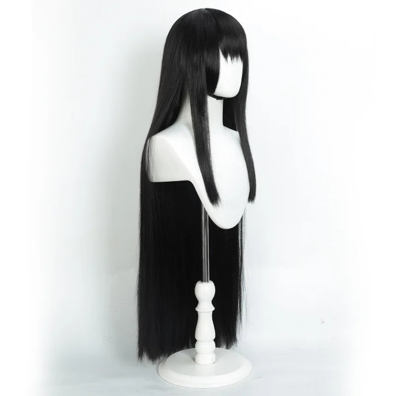 qq28LQOsaragi perruque gothiqu - Anime Cosplay Girl With Black Hair avis et prix
